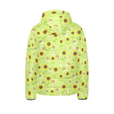 Snail Pattern Print Design 01 Kids' Boys' Girls' Padded Hooded Jacket