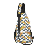 Pizza design pattern All Over Print Chest Bag