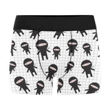 Ninja pattern plaid background Men's All Over Print Boxer Briefs Men's Underwear