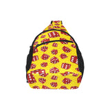 Dice Pattern Print Design 04 All Over Print Chest Bag