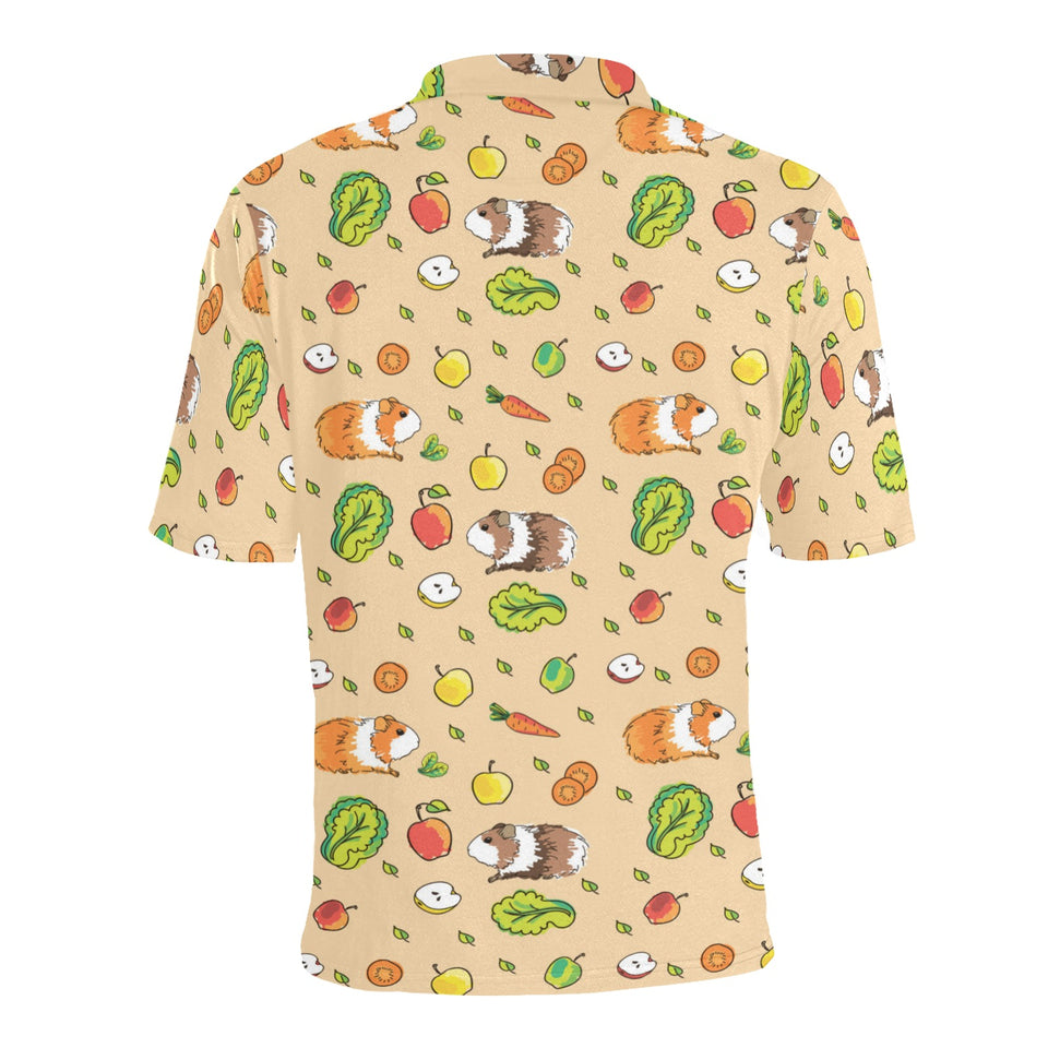 Guinea Pig Pattern Print Design 05 Men's All Over Print Polo Shirt