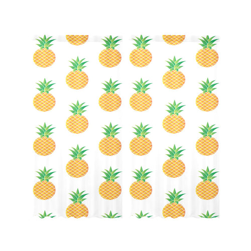 Pineapples pattern Gauze Curtain