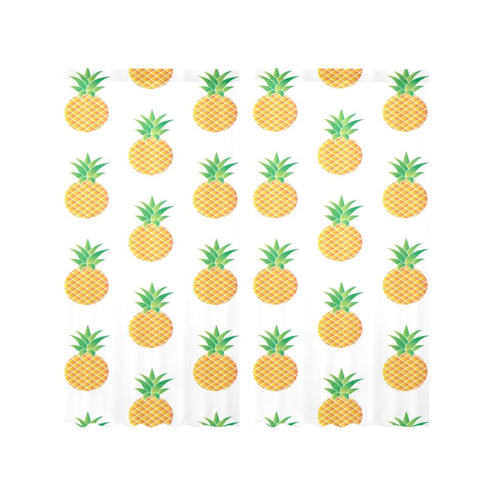 Pineapples pattern Gauze Curtain