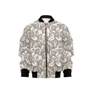 Stingray Pattern Print Design 05 Kids' Boys' Girls' Bomber Jacket