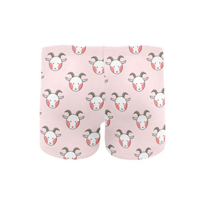 Cute goat pattern Men's Swimming Trunks