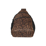 coffee bean pattern All Over Print Chest Bag