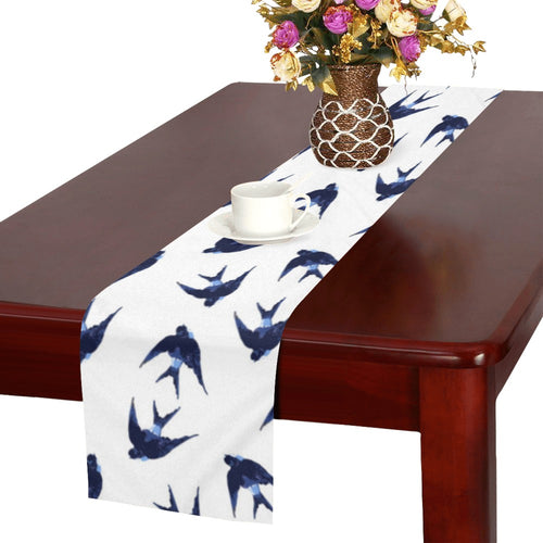 Swallow Pattern Print Design 03 Table Runner