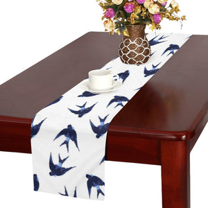 Swallow Pattern Print Design 03 Table Runner