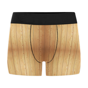 Wood Printed Pattern Print Design 05 Men's All Over Print Boxer Briefs Men's Underwear