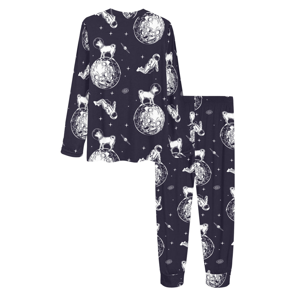 Chihuahua space helmet. astronaut pattern Women's All Over Print Pajama Set