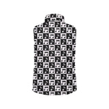 Music Notes Pattern Print Design 01 Men's Padded Vest