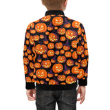 Halloween Pumpkin pattern Kids' Boys' Girls' Bomber Jacket
