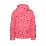 watermelon texture background Kids' Boys' Girls' Padded Hooded Jacket