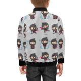 Cute ninja pattern Kids' Boys' Girls' Bomber Jacket