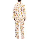 peanuts pattern Men's Long Pajama Set