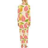 Beautiful guava pattern Women's All Over Print Pajama Set