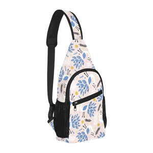 Cute peacock pattern All Over Print Chest Bag