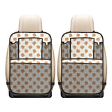 Pancake Pattern Print Design 01 Car Seat Back Organizer