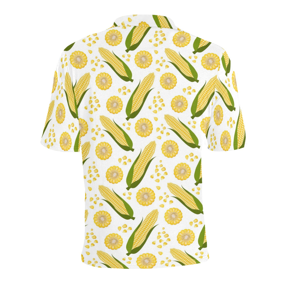 Corn Pattern Print Design 05 Men's All Over Print Polo Shirt