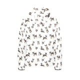 Chihuahua dog pattern Kids' Boys' Girls' Padded Hooded Jacket