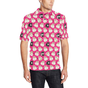 Guinea Pig Pattern Print Design 01 Men's All Over Print Polo Shirt