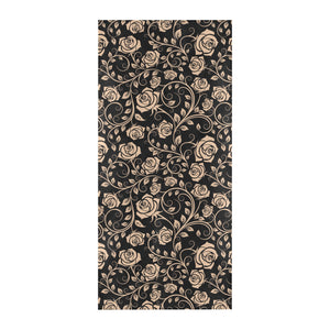 Rose Pattern Print Design 04 Beach Towel