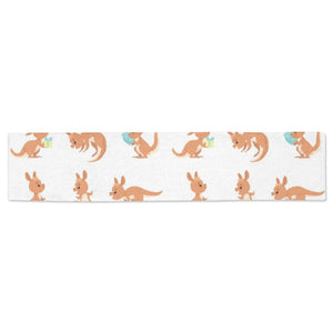 Cute Kangaroo pattern Table Runner