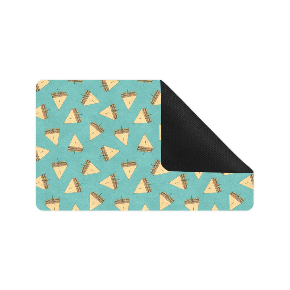 Sandwich Pattern Print Design 03 Doormat