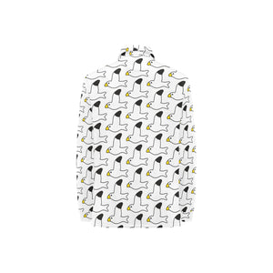 Seagull Pattern Print Design 05 Women's Long Sleeve Polo Shirt