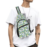 Pelican Pattern Print Design 04 All Over Print Chest Bag