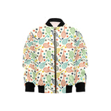 Tennis Pattern Print Design 03 Kids' Boys' Girls' Bomber Jacket