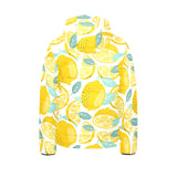 lemon design pattern Kids' Boys' Girls' Padded Hooded Jacket