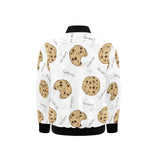 Sketch style cookie pattern Kids' Boys' Girls' Bomber Jacket