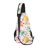 Clock butterfly pattern All Over Print Chest Bag