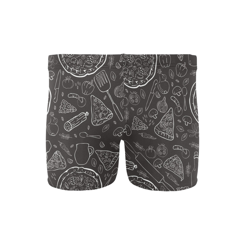 Pizza pattern Men's Swimming Trunks