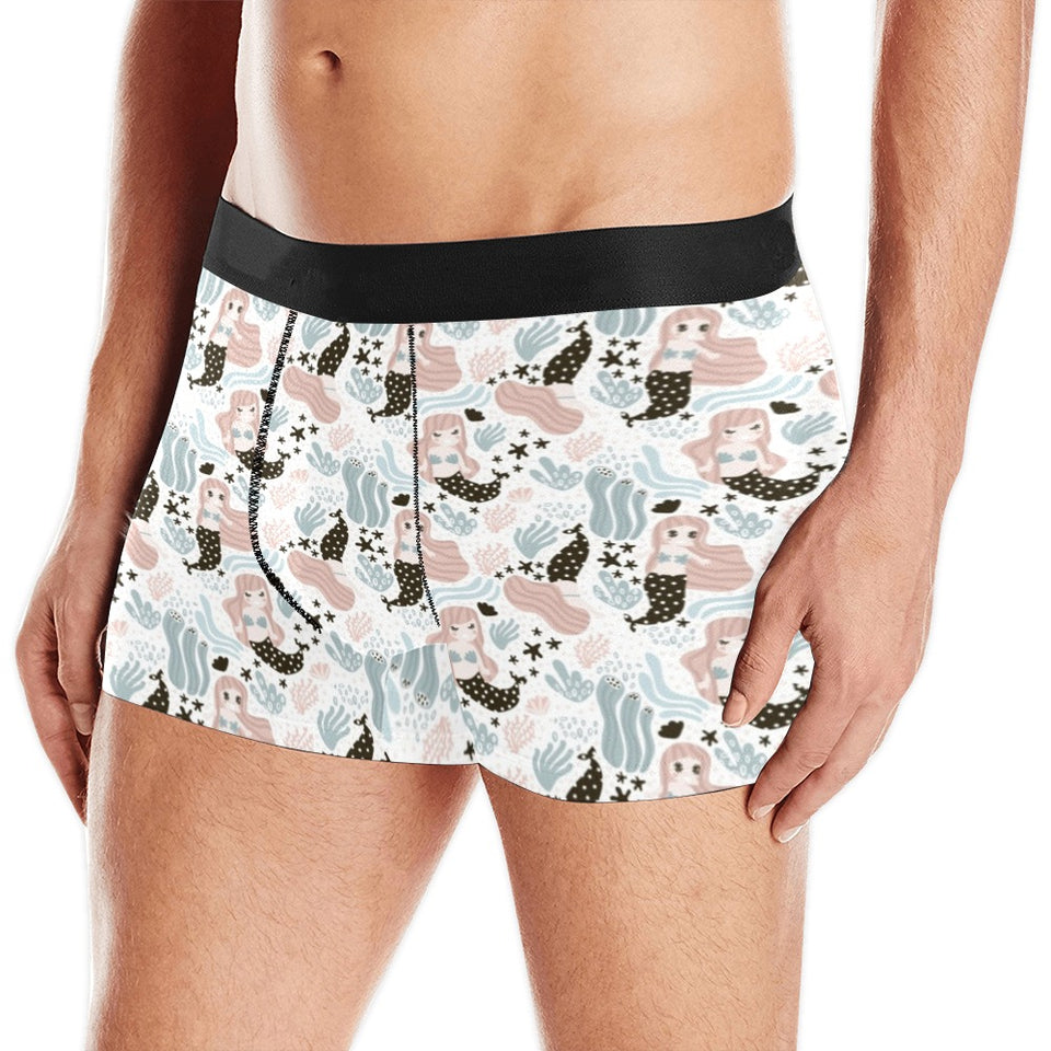 cute mermaid pattern Men's All Over Print Boxer Briefs Men's Underwear