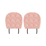 Snake lilies flower pattern Car Headrest Cover