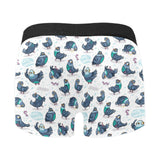 Pigeon Pattern Print Design 02 Men's All Over Print Boxer Briefs Men's Underwear