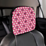 Guinea Pig Pattern Print Design 01 Car Headrest Cover