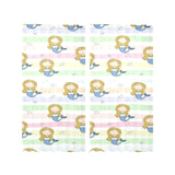 Cute hand drawn mermaid Gauze Curtain