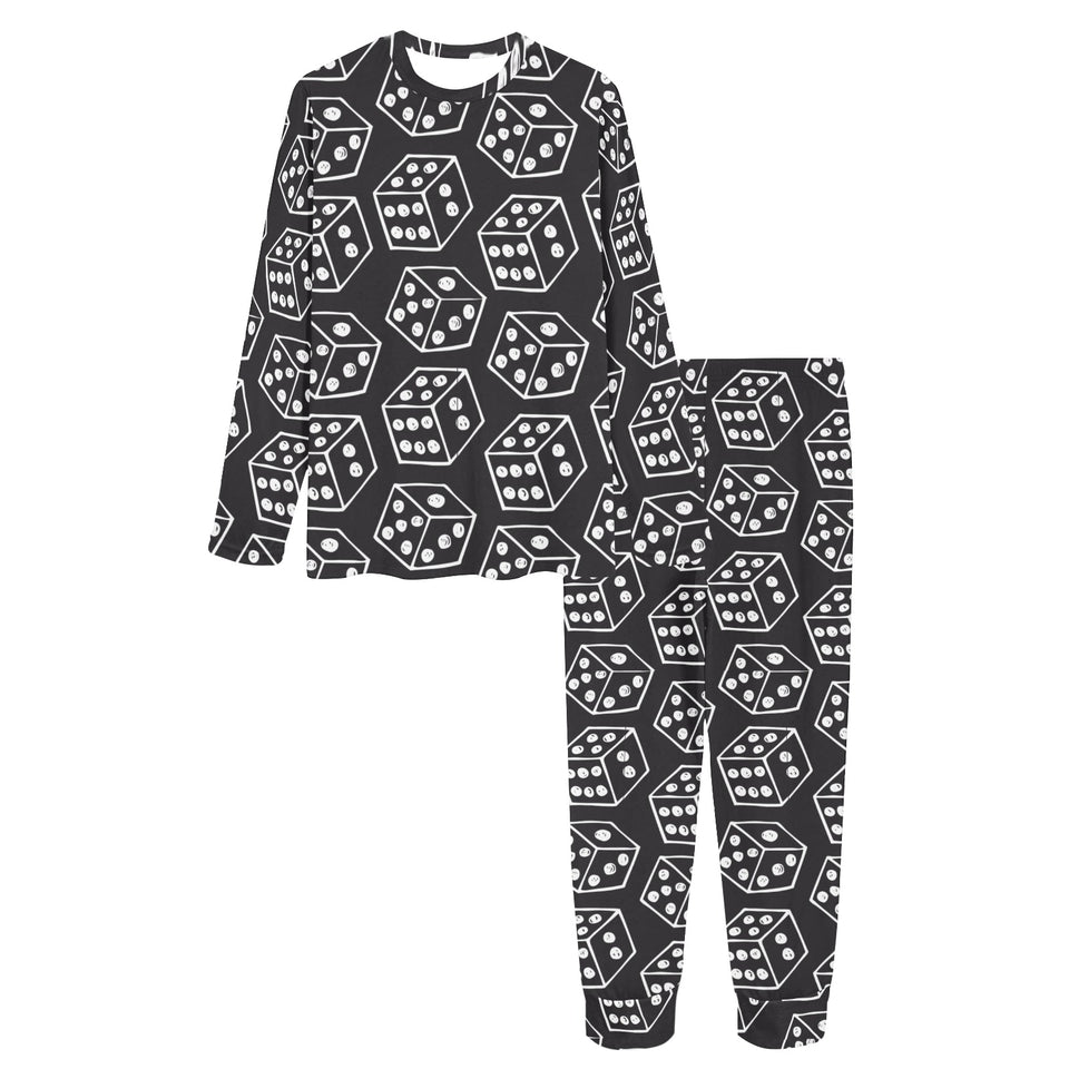 Dice Pattern Print Design 01 Women's All Over Print Pajama Set