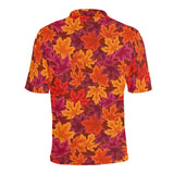 Autumn maple leaf pattern Men's All Over Print Polo Shirt