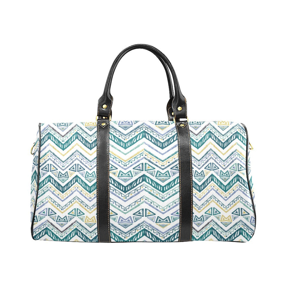 zigzag chevron paint design pattern Travel Bag