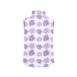 Hedgehog Pattern Print Design 05 Women's Padded Vest