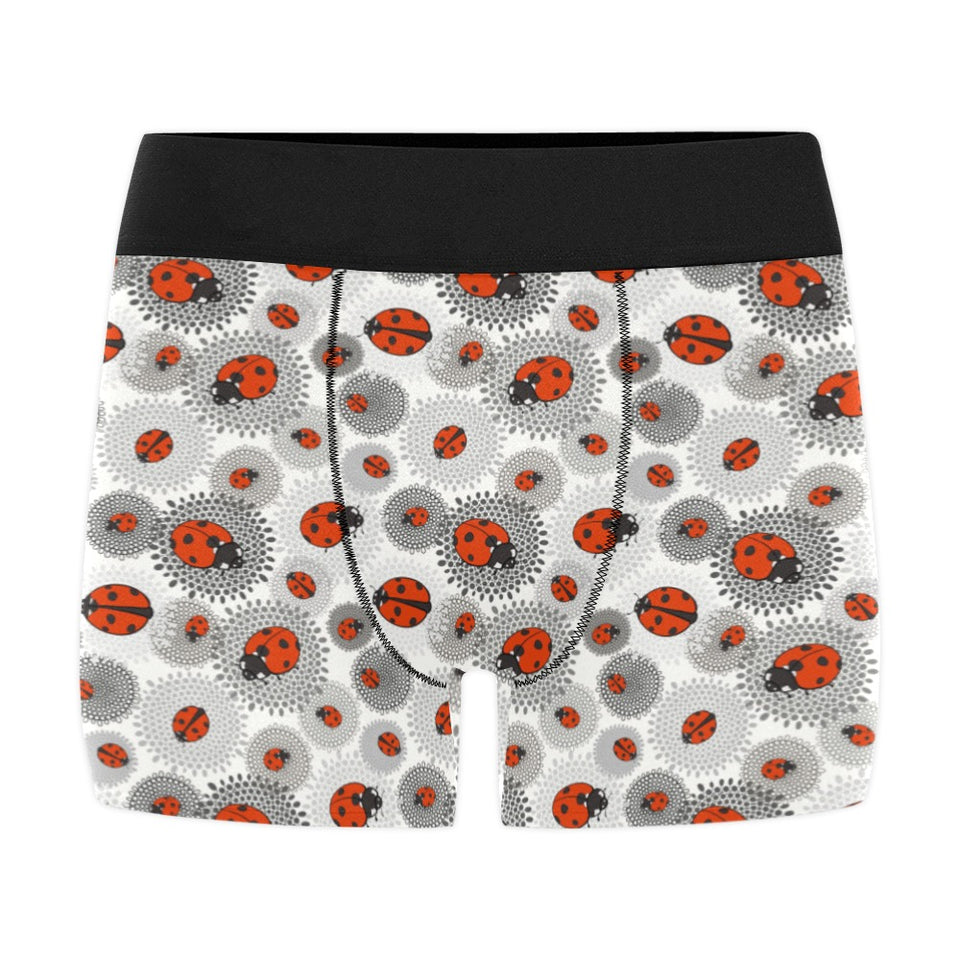 Ladybug Pattern Print Design 05 Men's All Over Print Boxer Briefs Men's Underwear
