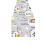 Cute Llama Alpaca pattern Table Runner