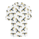 Eagle Pattern Print Design 03 Men's All Over Print Polo Shirt