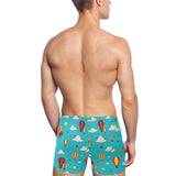 Hot Air Balloon Sky Pattern Men's Swimming Trunks