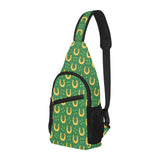 Horseshoes Pattern Print Design 05 All Over Print Chest Bag