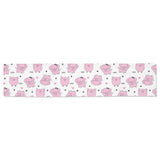 Pig Pattern Print Design 03 Table Runner